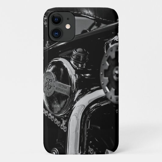 Motorfiets Biker Rider iPhone 11 Hoesje (Achterkant)