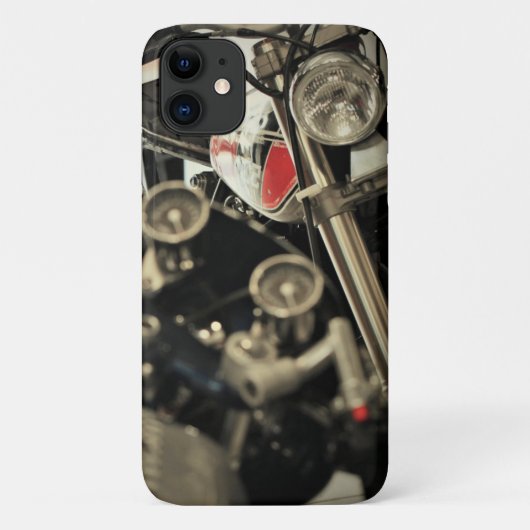 Motorfiets Biker Rider iPhone 11 Hoesje (Achterkant)