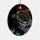 Motorfiets Biker Rider Keramisch Ornament (Rechts)
