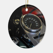 Motorfiets Biker Rider Keramisch Ornament (Links)
