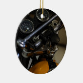 Motorfiets Biker Rider Keramisch Ornament (Rechts)