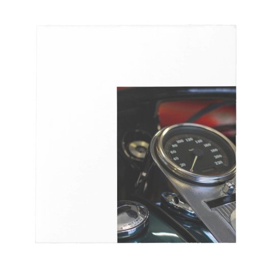 Motorfiets Biker Rider Notitieblok (Voorkant)