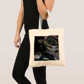 Motorfiets Biker Rider Tote Bag (Voorkant (product))