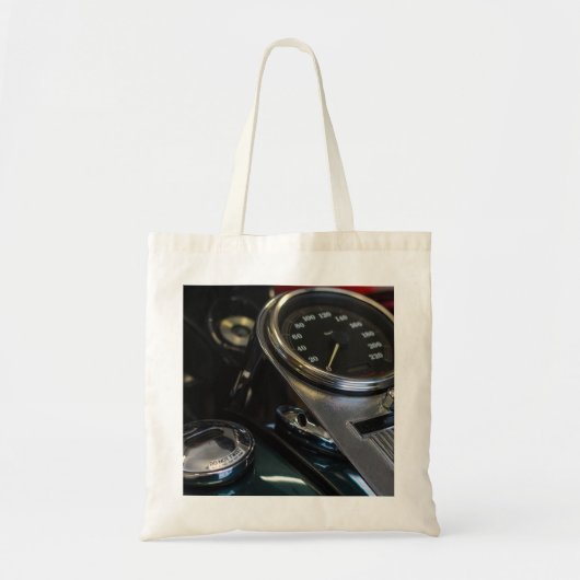 Motorfiets Biker Rider Tote Bag (Voorkant)