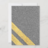 Motorfiets Biker Verjaardag Party Aangepaste uitno Kaart (Achterkant)