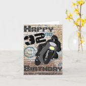 Motorfiets 'Birthday 32nf heeft het nog steeds Kaart (Gele Bloem)