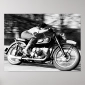 Motorfiets BMW R68 - 1954 Print (Voorkant)