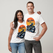  motorfiets 'Born to Ride' Art. T-shirt (Unisex)