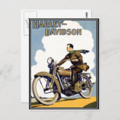 motorfiets briefkaart (Voorkant / Achterkant)