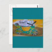 motorfiets briefkaart (Voorkant / Achterkant)