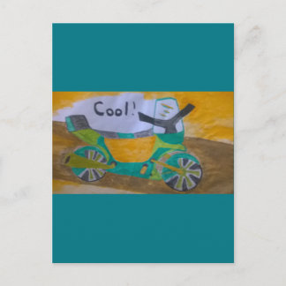 motorfiets briefkaart