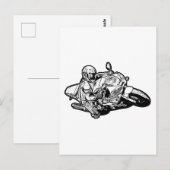Motorfiets Briefkaart (Voorkant / Achterkant)