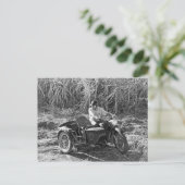 Motorfiets Briefkaart (Staand voorkant)