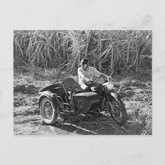 Motorfiets Briefkaart (Voorkant)