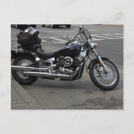 Motorfiets Briefkaart (Voorkant)