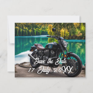 Motorfiets Briefkaart Datum bekendmaking opslaan