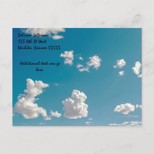 Motorfiets Briefkaart Datum bekendmaking opslaan (Achterkant)