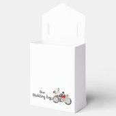 Motorfiets Bruid en Bruidegom Huwelijk Bedankdoosjes (Geopend)