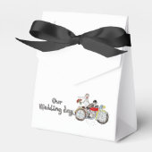 Motorfiets Bruid en Bruidegom Huwelijk Bedankdoosjes (Voorkant Zijde)