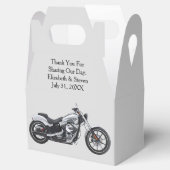Motorfiets bruiloft gunst dozen bedankdoosjes (Geopend)
