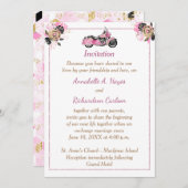 Motorfiets bruiloft uitnodiging (Voorkant / Achterkant)