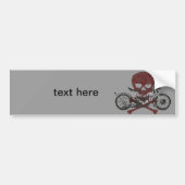 Motorfiets Bumpersticker (Voorkant)