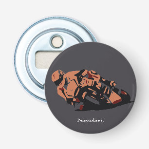 Motorfiets Button Flesopener