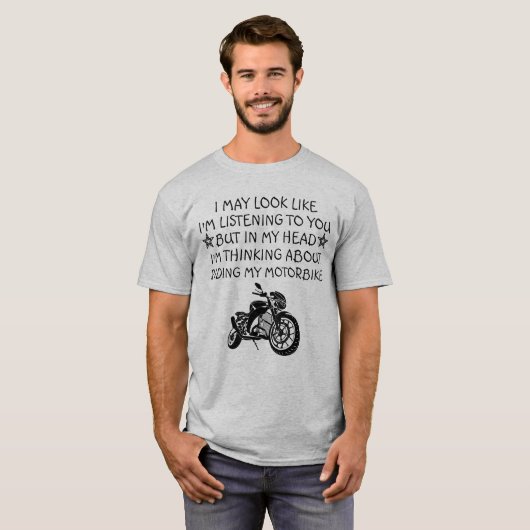 Motorfiets Cadeau, Motor Cadeau, Motor Cadeaus,  T-shirt (Voorkant volledig)