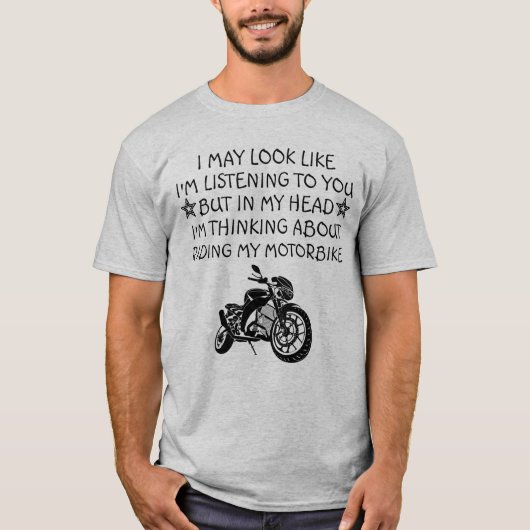 Motorfiets Cadeau, Motor Cadeau, Motor Cadeaus,  T-shirt (Voorkant)