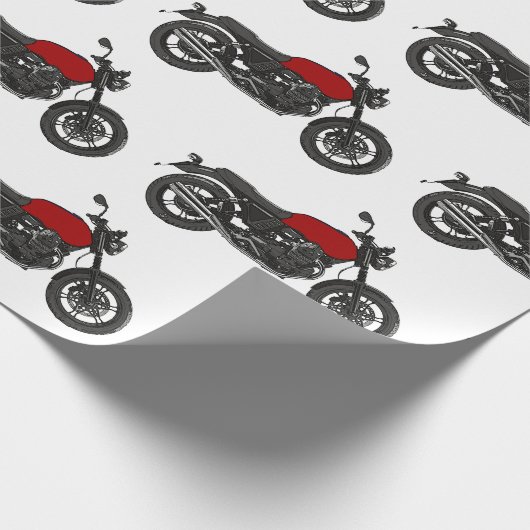 Motorfiets Cadeaupapier (Hoek)