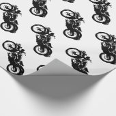Motorfiets Cadeaupapier (Hoek)