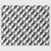 motorfiets cadeaupapier (Vlak)