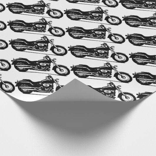 motorfiets cadeaupapier (Hoek)