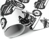 motorfiets cadeaupapier (Rol Hoek)