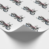 Motorfiets Cadeaupapier (Hoek)