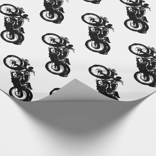Motorfiets Cadeaupapier (Hoek)