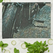 motorfiets cadeaus voor hem theedoek (Gevouwen)