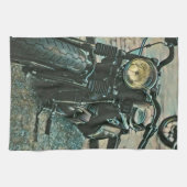 motorfiets cadeaus voor hem theedoek (Horizontaal)