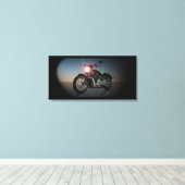 Motorfiets Canvas Afdruk (Insitu (Houten vloer))