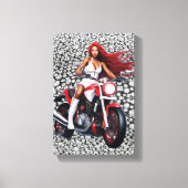 Motorfiets Canvasprint Canvas Afdruk (Voorkant)
