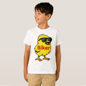 Motorfiets Chick Biker T-shirt (Voorkant volledig)