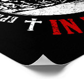 Motorfiets Christelijke Faith Ride Strong in The L Poster (Hoek)