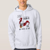 Motorfiets Clown Basic Hoodie Sweatshirt (Voorkant)