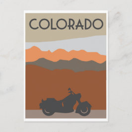 Motorfiets Colorado- stijl Briefkaart