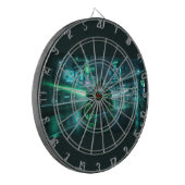 Motorfiets  dartbord (Voorkant Links)