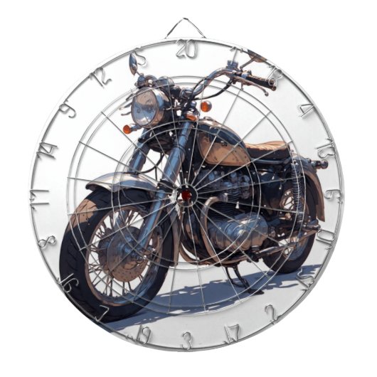 motorfiets dartbord (Voorkant)
