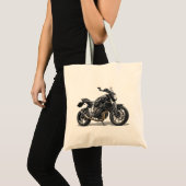Motorfiets - de Dream Bike Tote Bag (Voorkant (product))