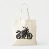 Motorfiets - de Dream Bike Tote Bag (Voorkant)