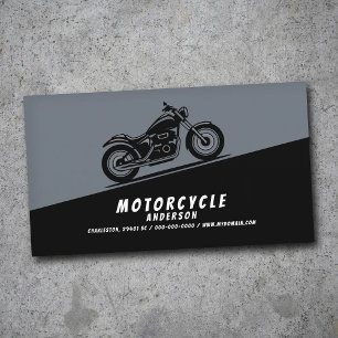 Motorfiets Diagonaal Visitekaartje