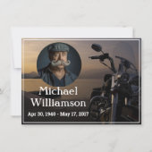 Motorfiets Dichtbij Water Foto Viering van het Lev Kaart (Voorkant)